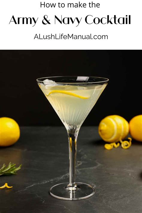 Steps to Make Army Navy Cocktail