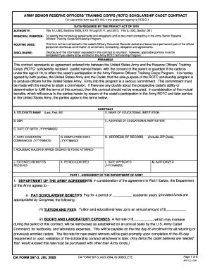 Army Reserve Contract Options