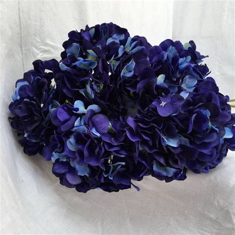 Arranging Navy Blue Flowers