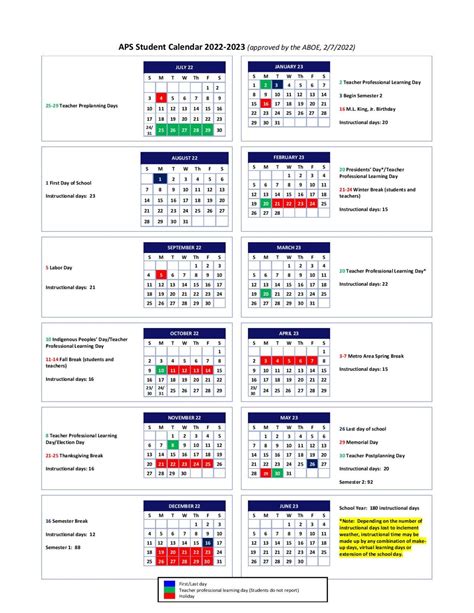 Atlanta Public Schools Calendar Image 9