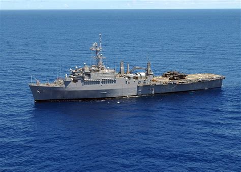 USS Austin (LPD 4) during a visit to the port of Barcelona