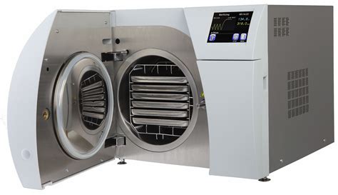 An autoclave sterilizes equipment and supplies using high-pressure steam