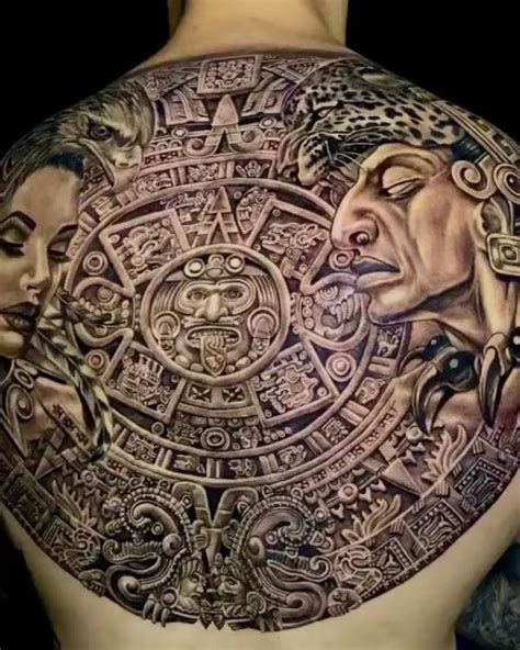 Aztec Calendar Tattoo Gallery