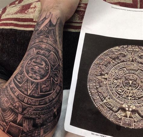 Aztec Calendar Tattoo Inspiration