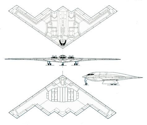 B-2 Spirit Bomber Fuselage Details