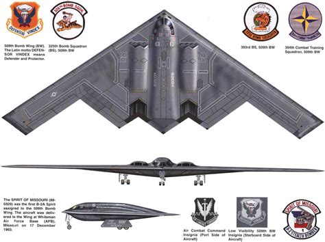 B-2 Spirit Bomber Wing Details