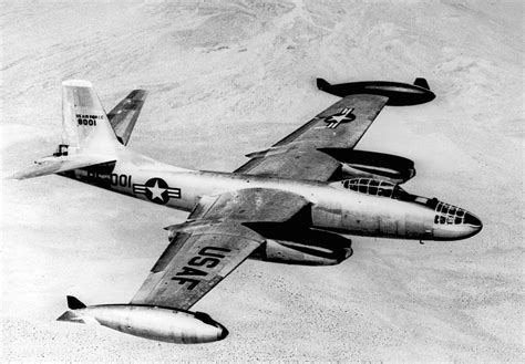 B-45 Tornado in flight