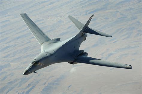 B-1 Bomber in formation