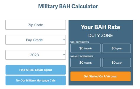 BAH Calculator Tool