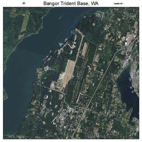 Aerial view of the Bangor Trident Base