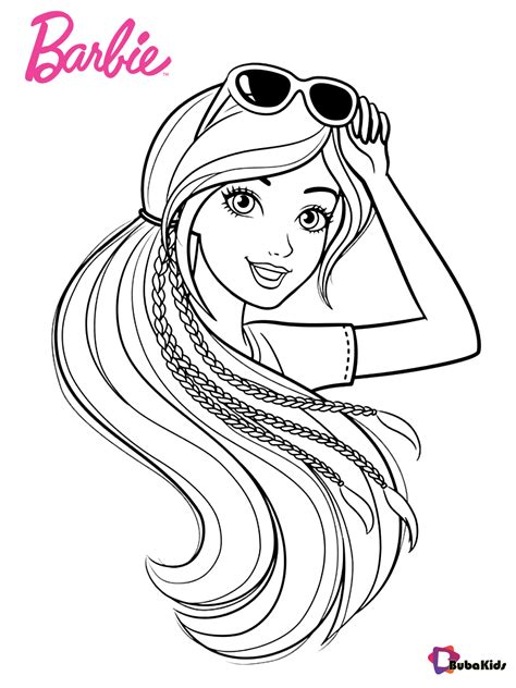 Barbie coloring book pages