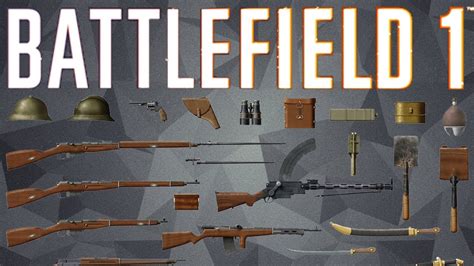 Battlefield 1 Weapons