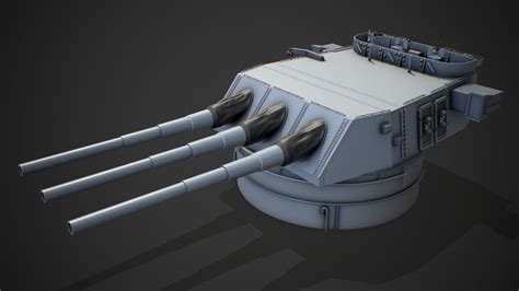 Battleship Turret Close-up