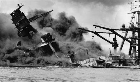 Battleships moored at Ford Island, Pearl Harbor