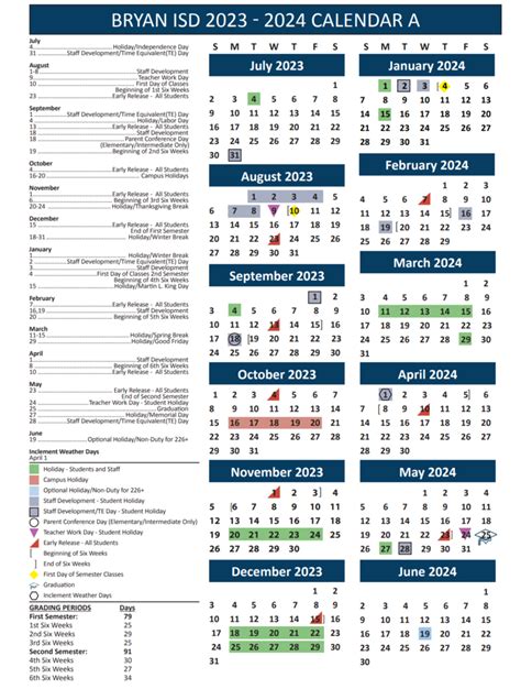 Belton ISD Calendar Communication