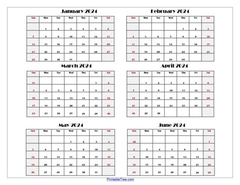 Benefits of Using a 6-Month Calendar