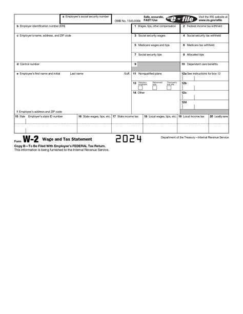 Benefits of Printable W2 Forms