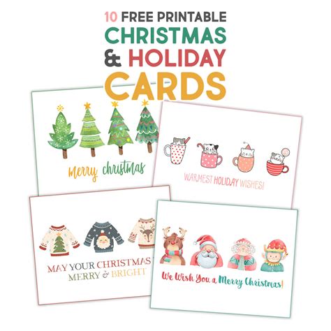 Benefits of Using Printable Christmas Cards