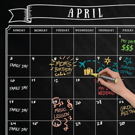 Benefits of Using a Chalk Board Calendar