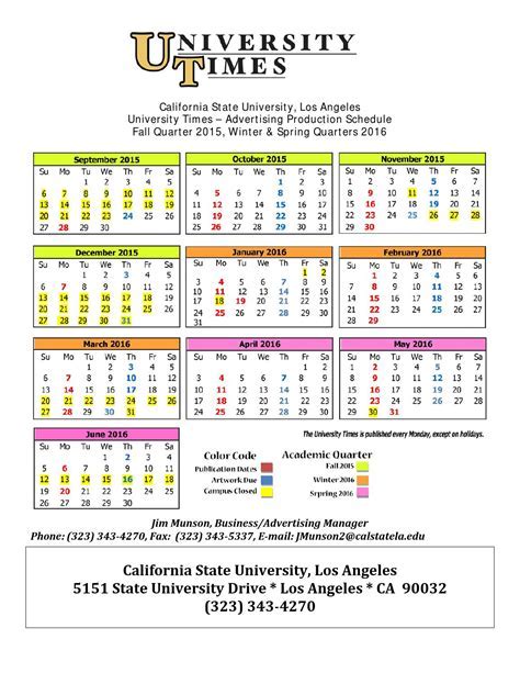 Benefits of the Academic Calendar