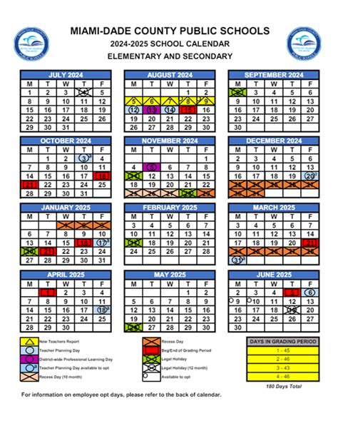 Benefits of the DCPS Calendar