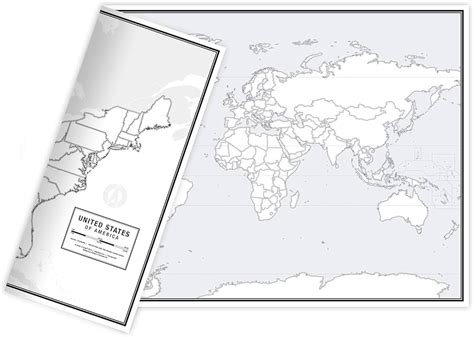 Description of Blank Maps for Education