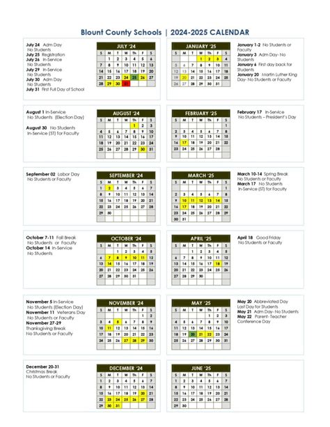 Blount County Schools Calendar Technology