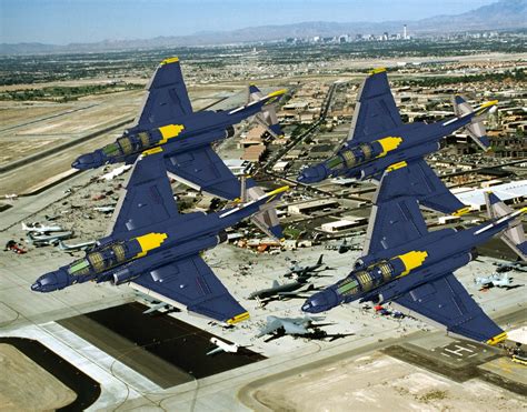 Blue Angels F-4 Phantom II formation