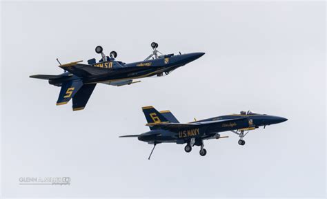 Blue Angels performing a flight demonstration