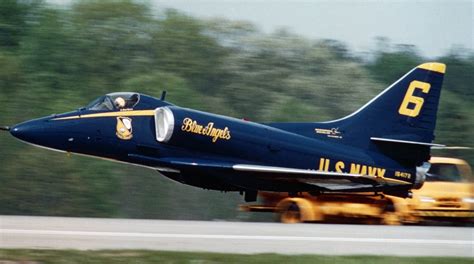 Blue Angels Skyhawk Flight