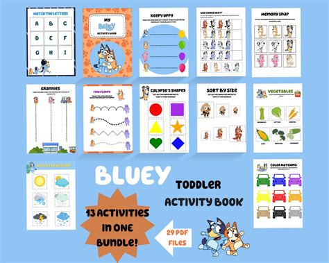 Bluey Learning Activities for Children