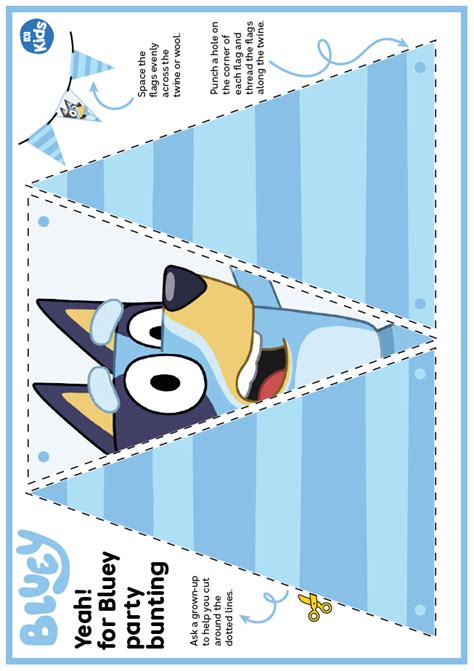 Bluey Printables for Special Occasions