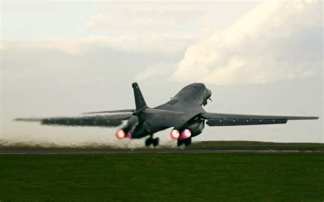 Bomber planes takeoff