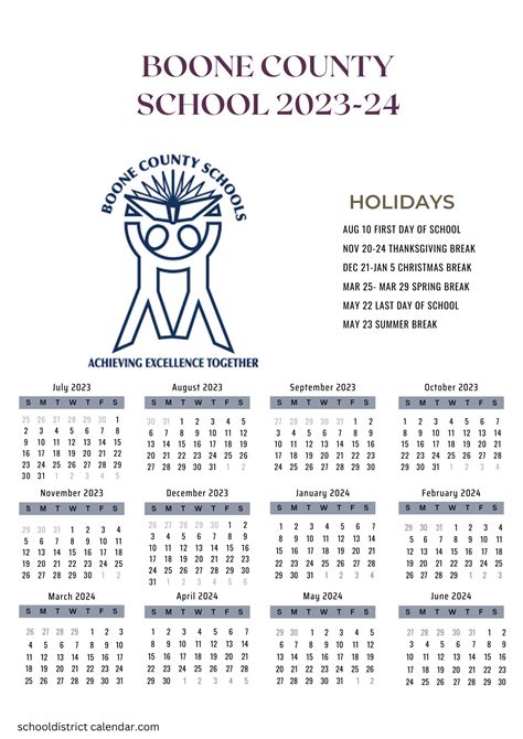 Boone Schools Calendar Holidays