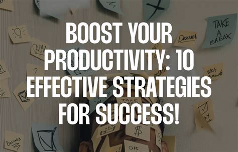 Boosting Productivity