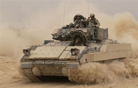 Bradley Fighting Vehicle in action