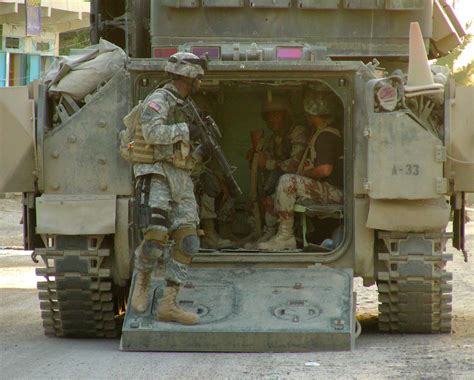 Bradley Fighting Vehicle in Iraq