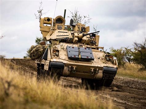 Bradley Fighting Vehicle in Action