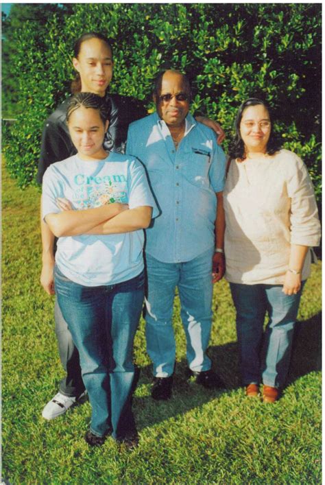 Brittney Griner with her family