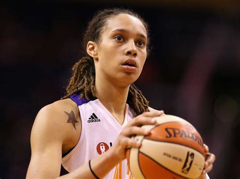 Brittney Griner playing basketball