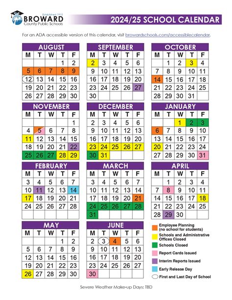 Broward District Calendar Image 3