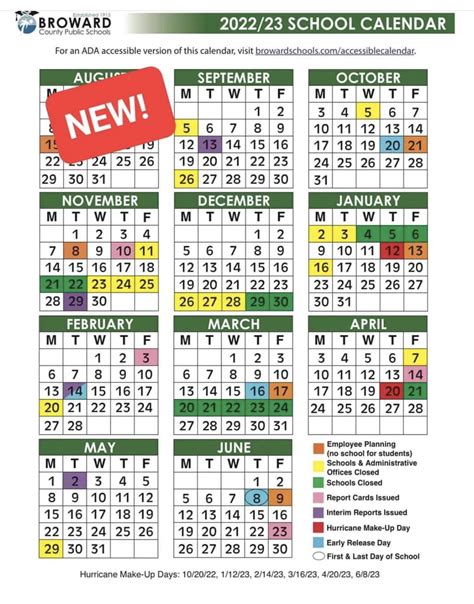 Broward District Calendar Image 6