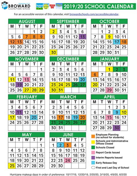 Broward District Calendar Image 8