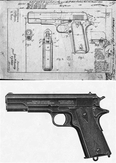 Original design of the Browning Pistol