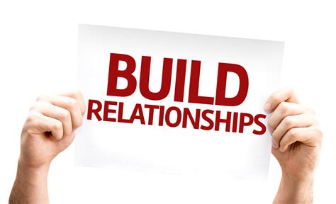 Building strong relationships