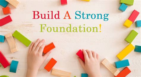 Building a Strong Foundation