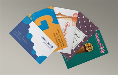 Types of Business Card Printables