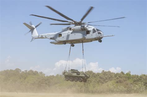 CH-53K King Stallion helicopter in flight