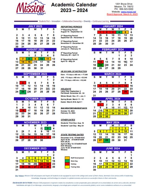 CISD Calendar Features