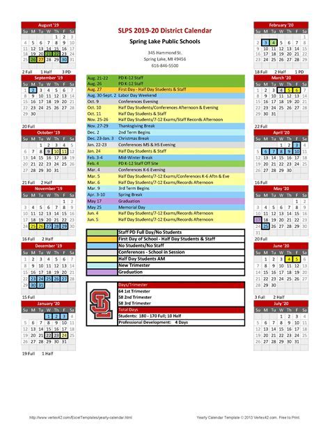 CSULA Calendar Overview